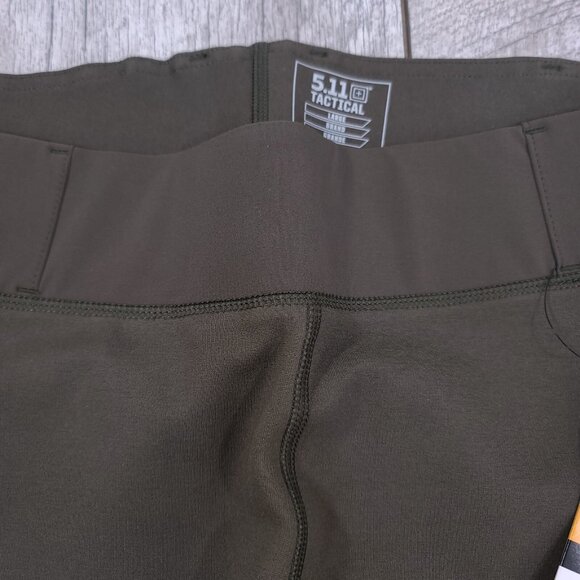 5.11 Tactical Pants Women’s Large Tundra Raven Range Capri Skinny Stretch - Picture 5 of 8